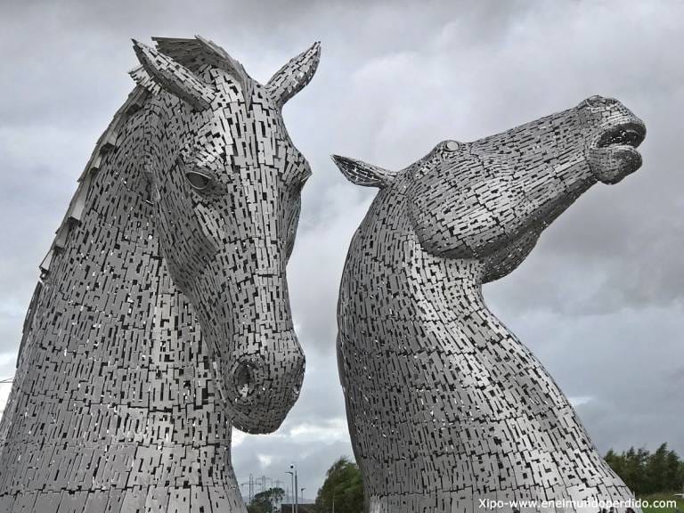 Los Kelpies, los caballos gigantes de Escocia