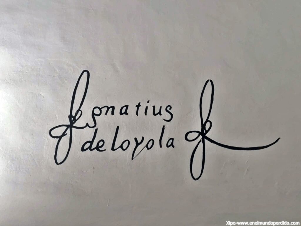 firma de San Ignacio de Loyola